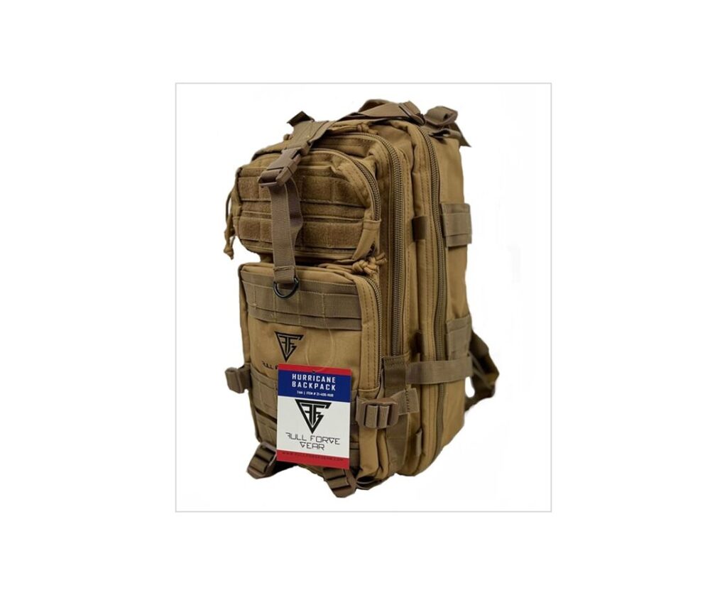 Full Hurricane Tactical Backpack, Tan BVA Best Value Ammo